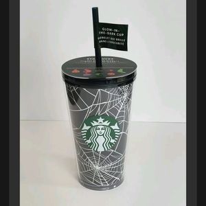 💚NWT Starbucks Halloween Spider Glow Tumbler💜